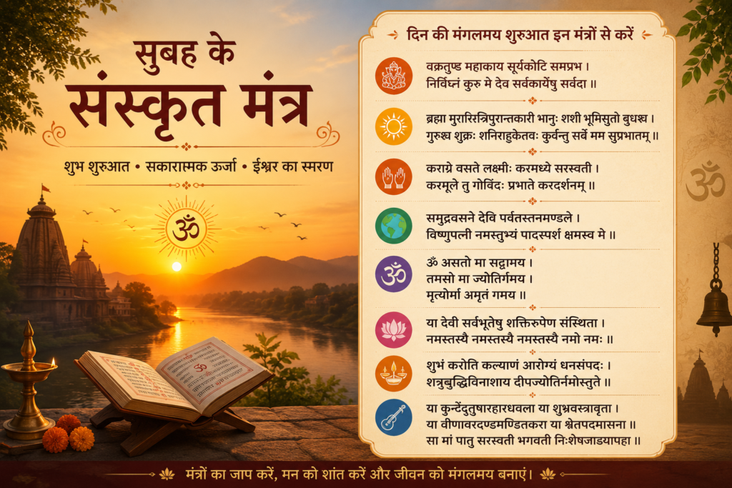 Morning Sanskrit Mantras