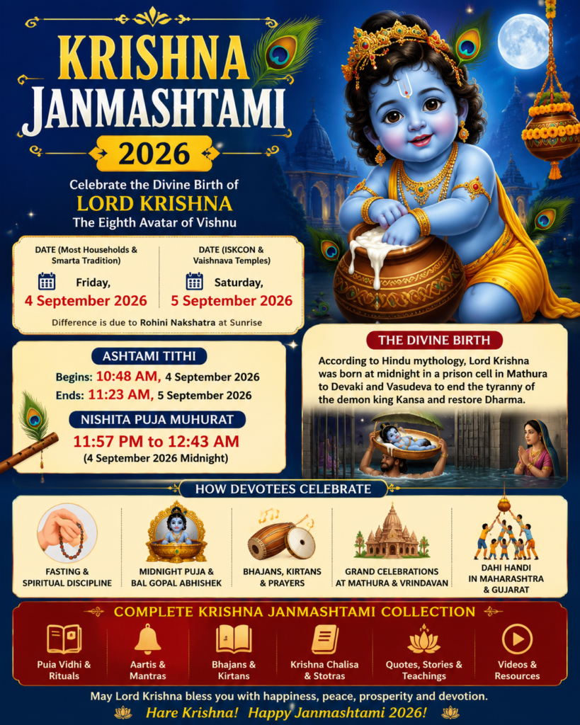 Krishna Janmashtami 2026